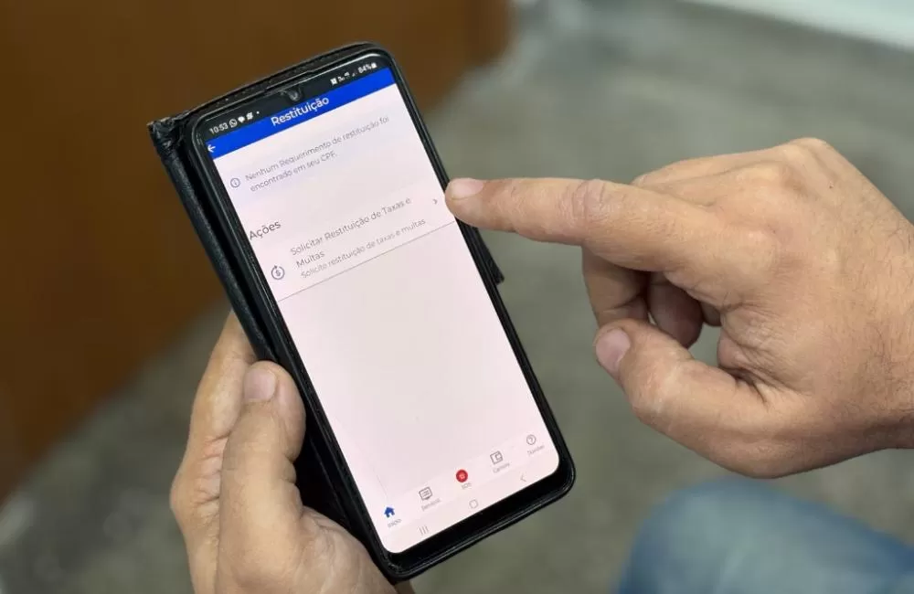 Restituição de taxas e multas do Detran pode ser solicitada de forma online
