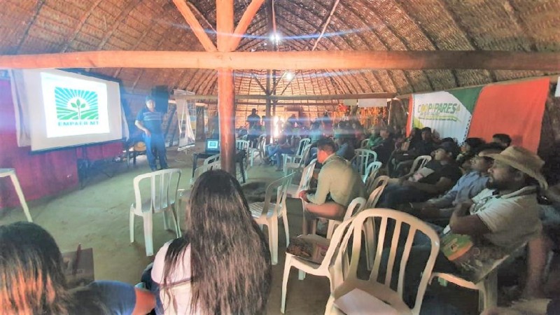 Indígenas do Chapadão do Parecis participam de dia de atividade sobre bovinocultura de corte