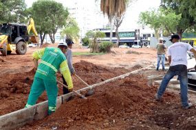 Gestão Emanuel Pinheiro investe em modernização da praça Santos Dumont e garante preservação do valor histórico do local