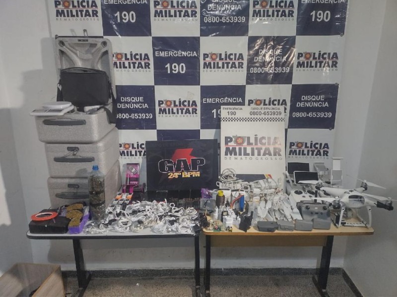 Polícia Militar frustra tentativa de entrega de drogas na PCE e três pessoas são presas na Capital
