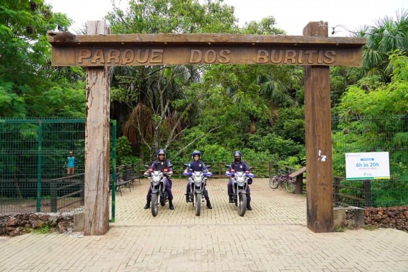Trilha do Parque dos Buritis passa a receber rondas da Guarda Municipal