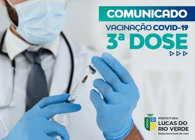 Vacinação Covid-19: Confira a programação de TERCEIRA DOSE para a próxima semana