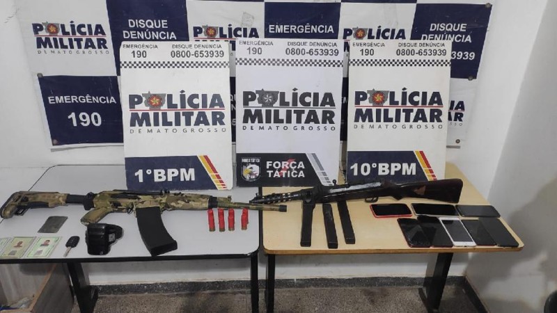Polícia Militar prende quadrilha fortemente armada e frustra plano de roubo em Poconé