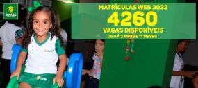 Cuiabá abre período de matrícula para alunos novos na faixa etária de 0 a 3 anos e 11 meses no dia 22