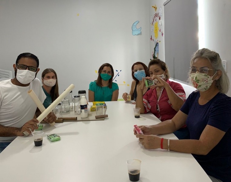 Secretaria de Saúde promove oficina de biscuit no PSF XVI Cidade Nova