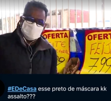 Repórter da Globo comenta caso de racismo sofrido: 'Não somos otários'