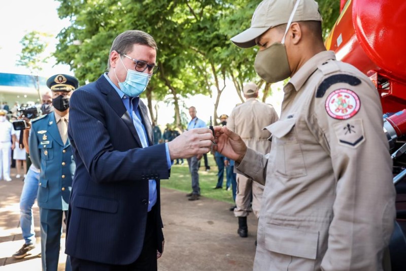 Governo investe R$ 10 milhões na entrega da nova frota de viaturas ao Corpo de Bombeiros Militar de Mato Grosso