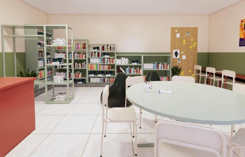 Biblioteca comunitária do Parque Geórgia será reinaugurada neste sábado