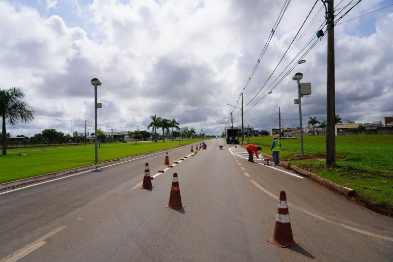Lombadas eletrônicas começam a ser instaladas em pontos de Lucas do Rio Verde
