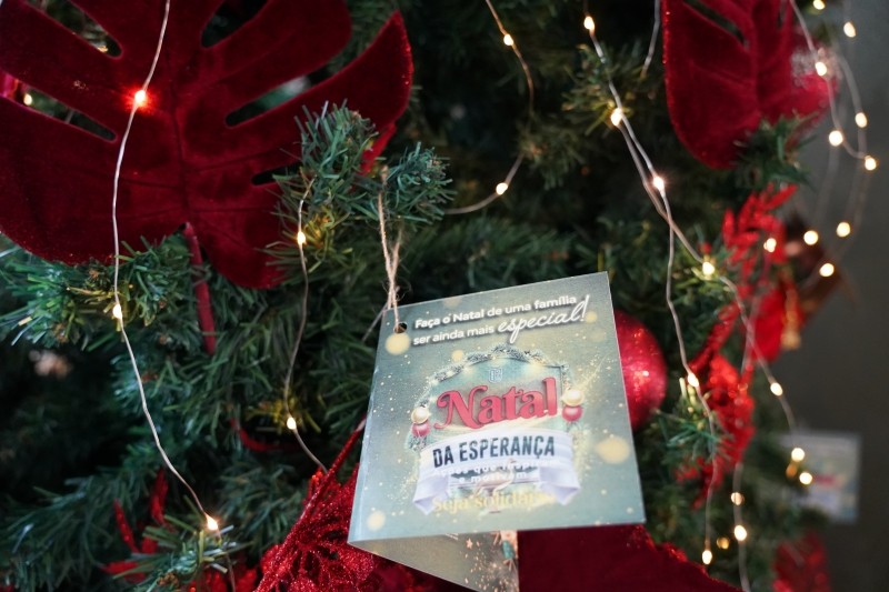 Retire um cartão da Árvore da Esperança e presenteie uma família luverdense