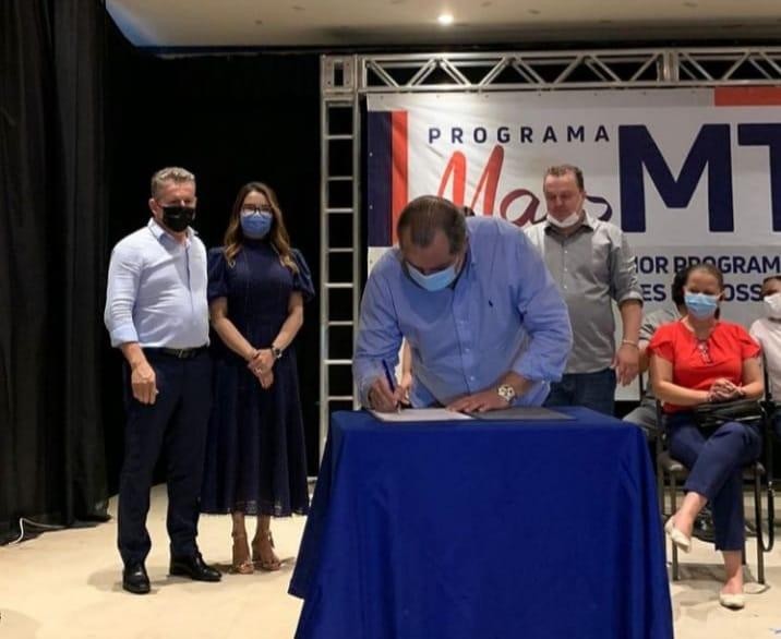 Governo do Estado celebra convênio de R$ 3,8 mi para construção do mirante e praça em Jaciara