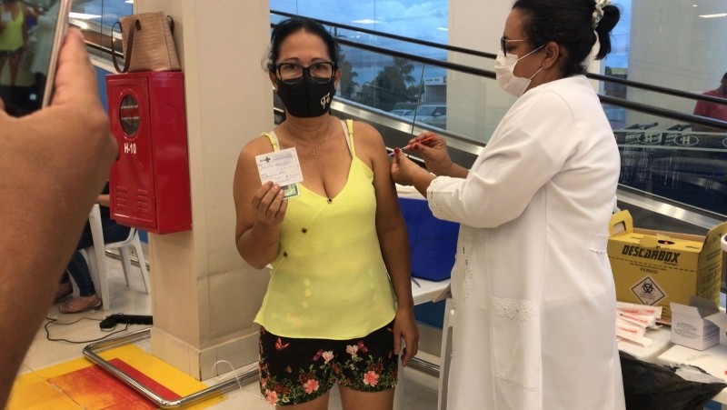 Em segundo dia de ação especial, 147 luverdenses foram vacinados contra a Covid nesta terça (21)