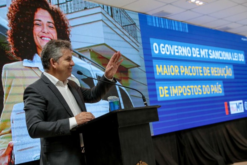 Começa a valer a partir de hoje o maior pacote de redução de impostos do país, realizado pelo Governo de MT